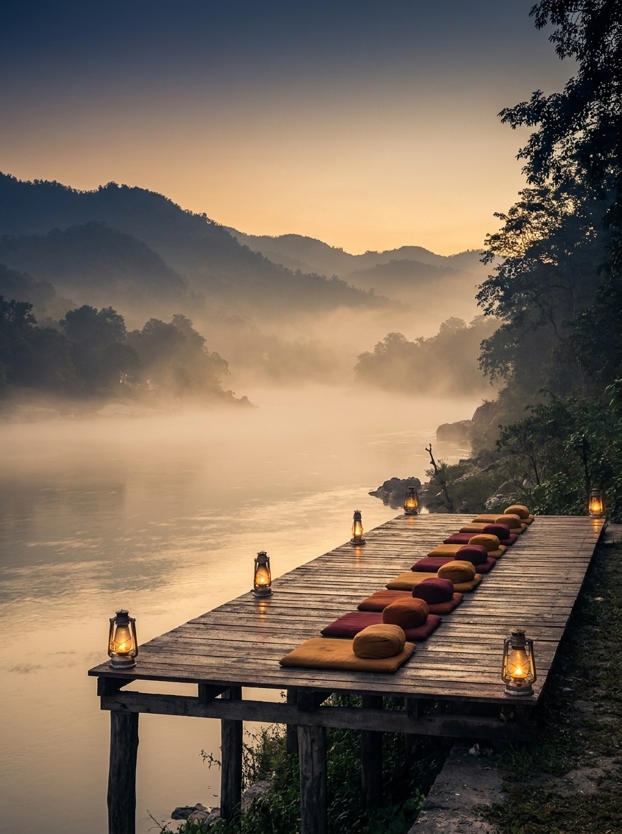 Residential yoga retreat immersion at Parasha ashram, Rishikesh
